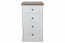 Dresser Lägern 03, Colour: White Pine / Brown Oak - 102 x 57 x 46 cm (h x w x d)