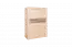 Chest of drawers Mesquite 05, Colour: Sonoma Oak Light / Sonoma Oak Truffle - Measurements: 131 x 92 x 40 cm (h x w x d), with 2 doors and 4 compartments