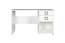 Desk 28, Colour: White - Measurements: 74 x 125 x 60 cm (H x W x D)