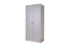 Hinged door cabinet / Wardrobe Segnas 09, Colour: Grey - 198 x 90 x 53 cm (h x w x d)