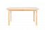Dining Table Junco 230B, solid pine wood, clear finish - H75 x W75 x L150 cm