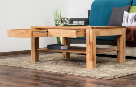 Wooden Nature 11 Coffee Table | Solid Beech Heartwood | Lacquered Finish | 100 x 70 x 45 cm